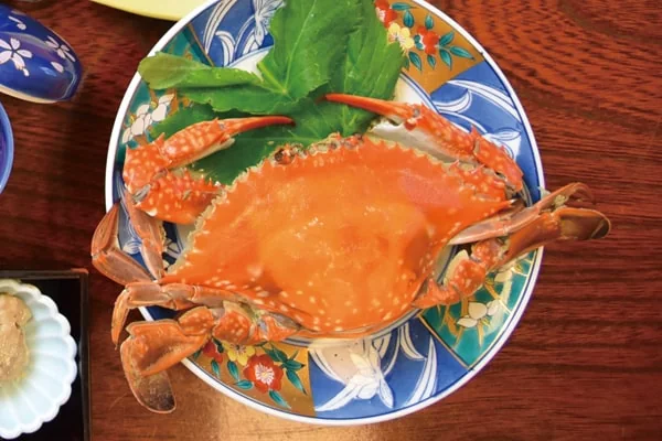 篠島の渡り蟹